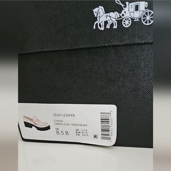 Coach Leah Loafer in Chalk sz 8.5 - Picture 6 of 6